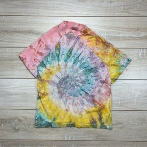 Vintage Obscure Psychedelic Tie-dye tee size L